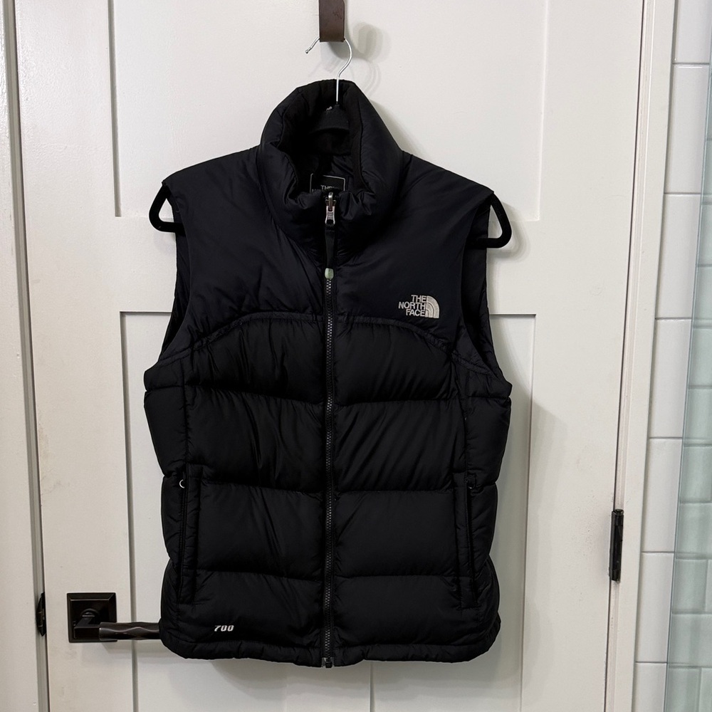 The North Face Midnight Black Insulated Down Vest 700